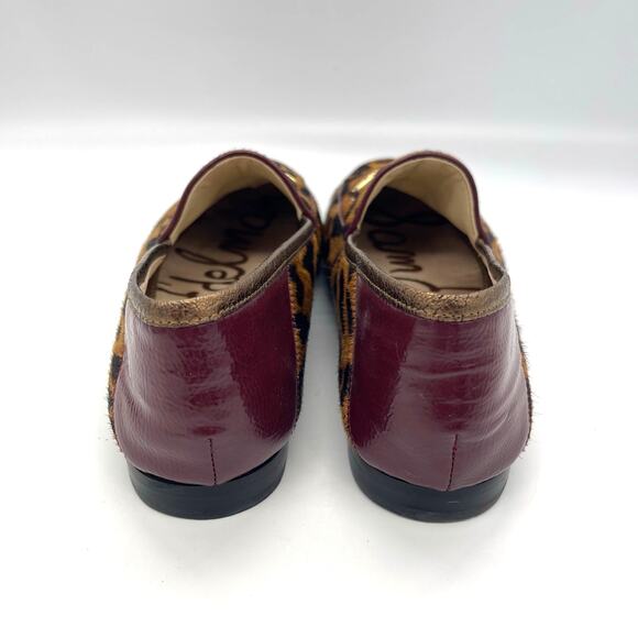 Sam Edelman Loraine Bit Leopard Brahma Hair Loafer Women's Size 7.5 - Picture 5 of 7